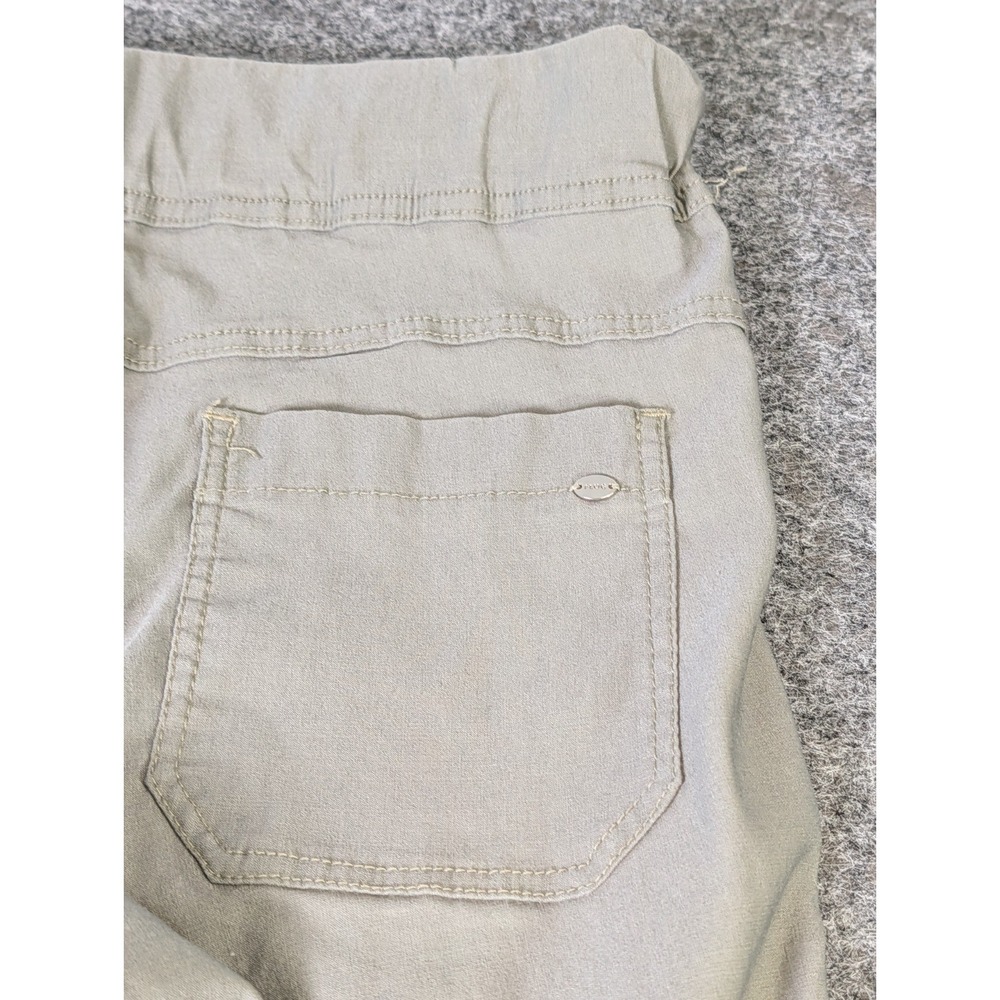 Bevy Flog Jogger Pants Elastic Waist Pockets Ankle Womens Sz30 Greenish Gray EUC - Picture 9 of 14